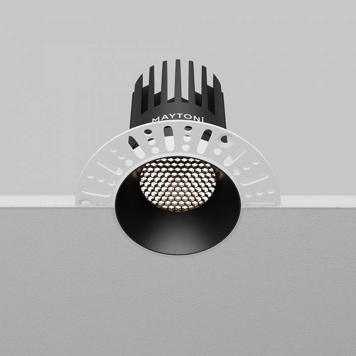 Встраиваемый светильник Maytoni Dip DL121-15W-4K-TRS-B