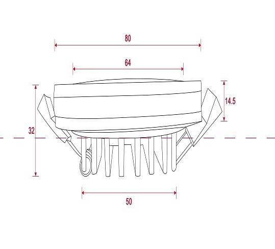Встраиваемый светильник Maytoni Phanton 7 Вт DL303-L7B