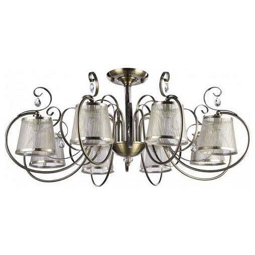 Люстра на штанге Freya Simone 8 ламп FR2020-CL-08-BZ