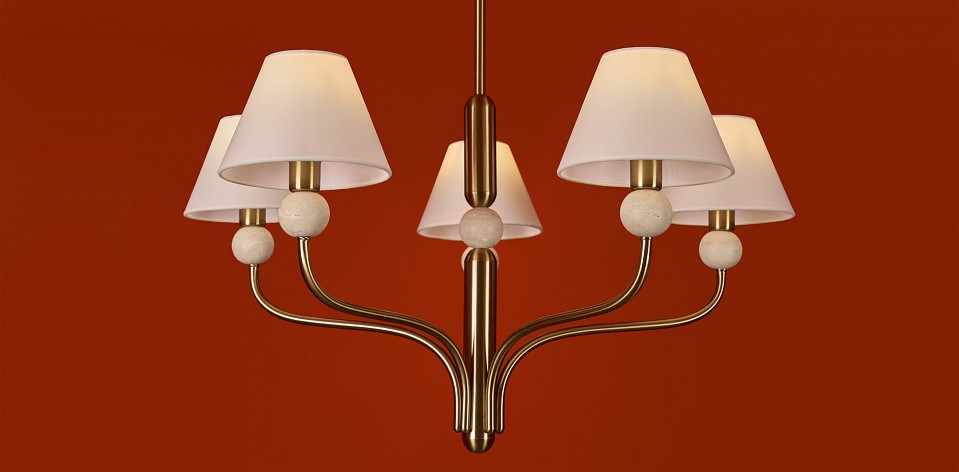 Люстра на штанге Freya Aurelia FR2058PL-05BS