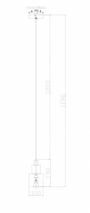 Подвесной светильник Freya Moke FR4006PL-01BS