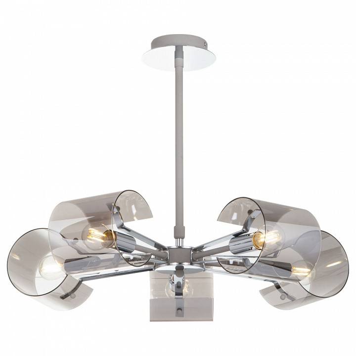 Люстра на штанге Freya Seona 5 ламп FR5024PL-05GR