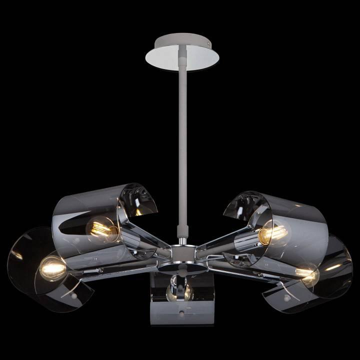 Люстра на штанге Freya Seona 5 ламп FR5024PL-05GR