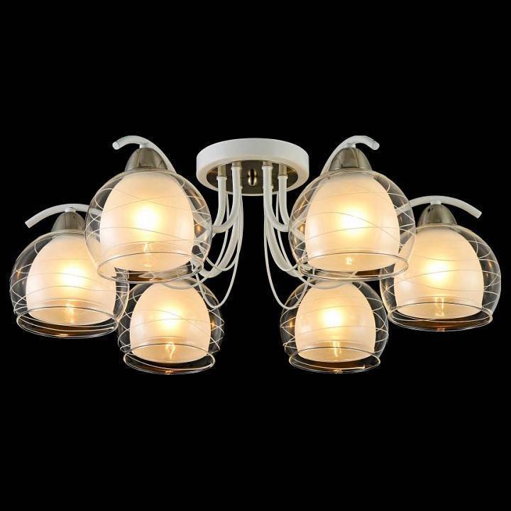 Потолочная люстра Freya Nikki 6 ламп FR5052-CL-06-W