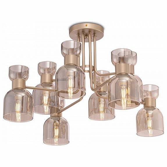 Потолочная люстра Freya Isla 8 ламп FR5094PL-08G