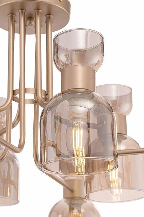 Потолочная люстра Freya Isla 8 ламп FR5094PL-08G