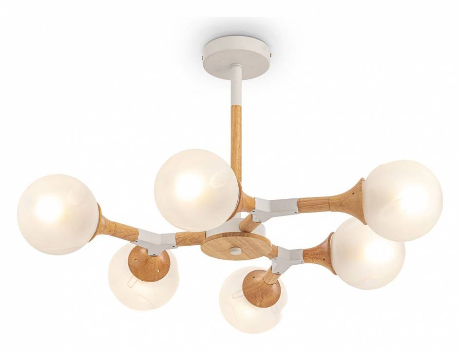 Люстра на штанге Freya Amy 6 ламп FR5105CL-06W