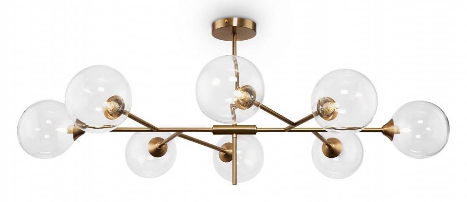 Люстра на штанге Freya Maddison 8 ламп FR5115PL-08BZ