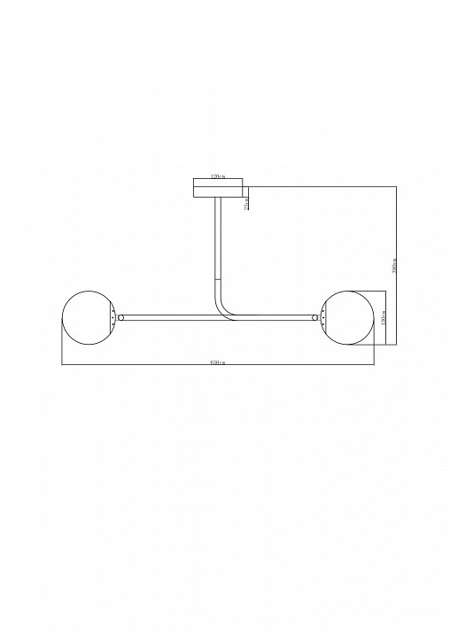 Люстра на штанге Freya Majesty FR5125PL-08MG