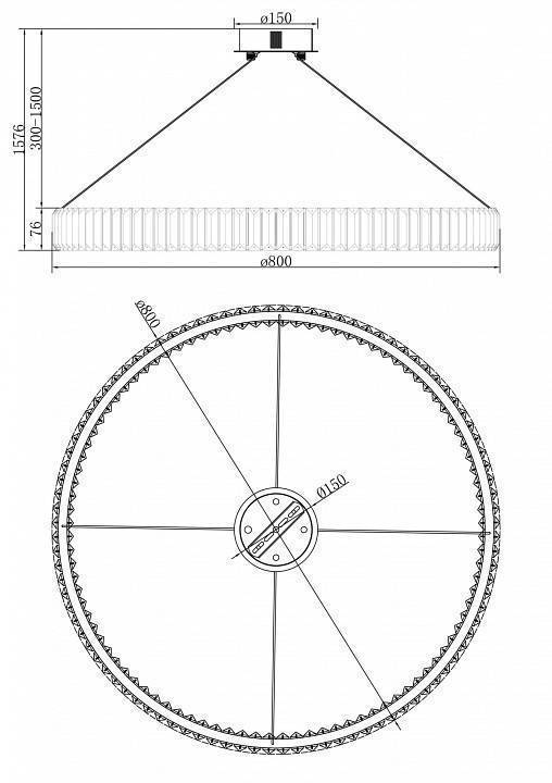 Подвесной светильник Freya Tier FR5257PL-L32G