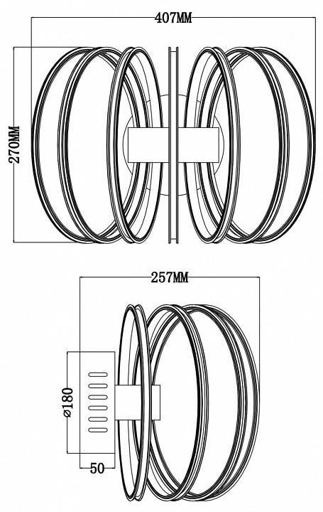 Потолочная люстра Freya Jennifer LED 84 Вт FR6021CL-L84CH