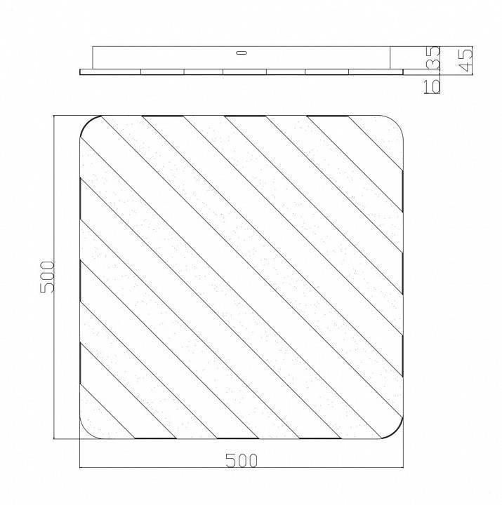 Накладной светильник Freya Amelia 84 Вт FR6037CL-L84W