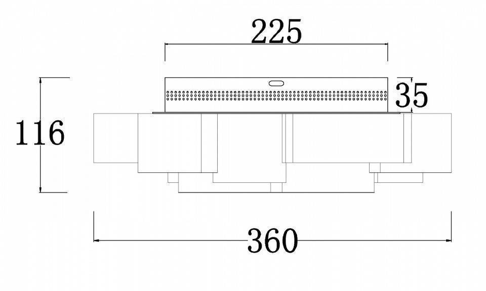 Накладной светильник Freya Marilyn 30 Вт FR6043CL-L30W