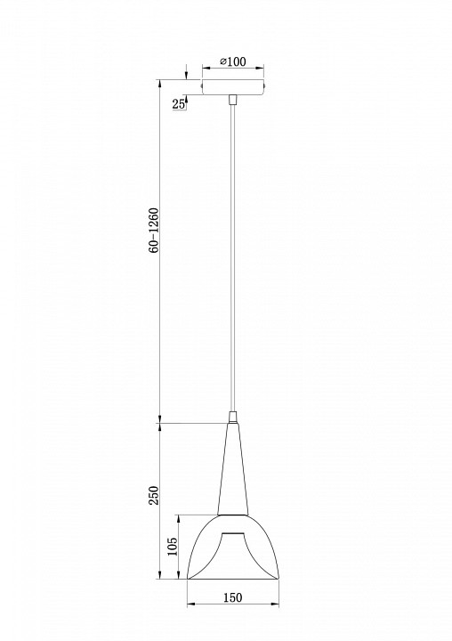 Подвесной светильник Freya Noria FR8009PL-01GB