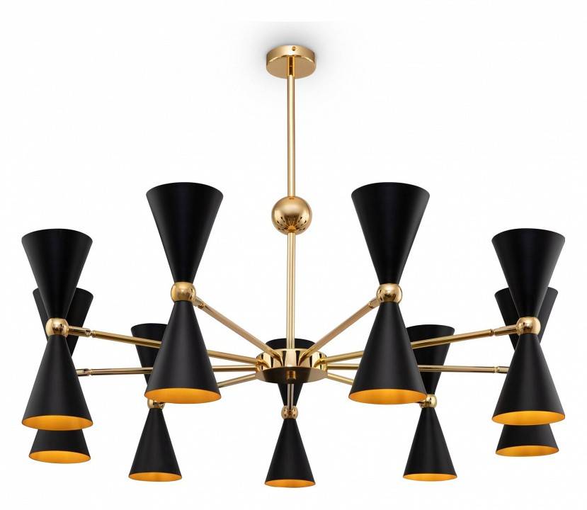 Люстра на штанге Maytoni Vesper 18 ламп MOD108PL-18GB