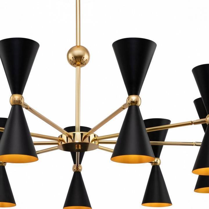 Люстра на штанге Maytoni Vesper 18 ламп MOD108PL-18GB