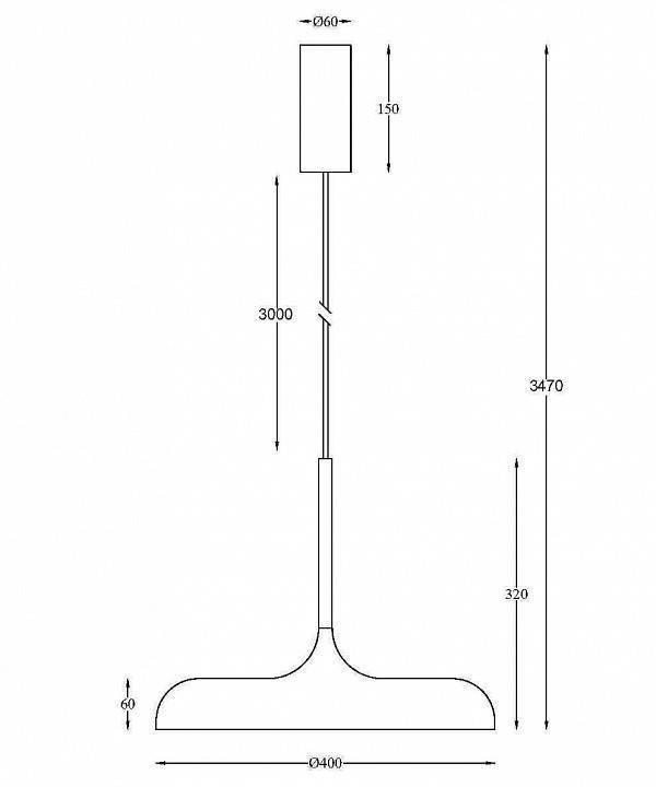 Подвесной светильник Maytoni Gerhard 18 Вт 3000 K MOD189PL-L18W3K1