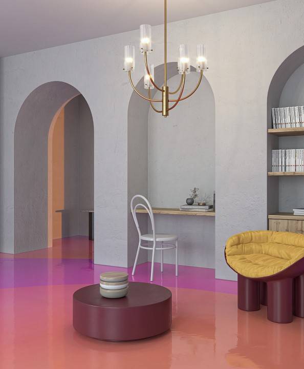 Подвесная люстра Maytoni Arco 3 лампы MOD223PL-03BS