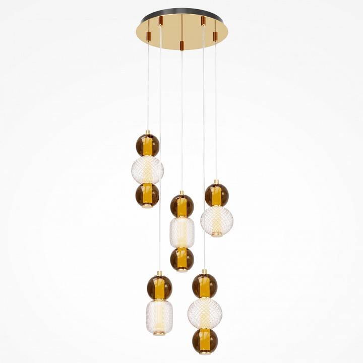 Подвесная люстра Maytoni Drop LED 60 Вт 3000K Хром MOD273CL-L60CH3K