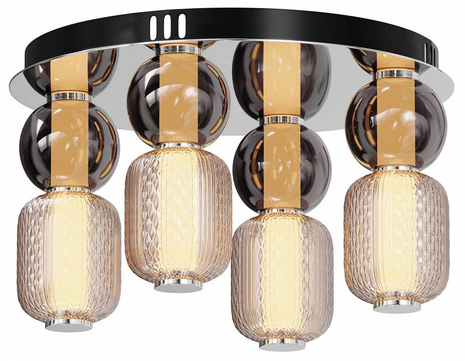 Подвесная люстра Maytoni Drop LED 60 Вт 3000K Хром MOD273CL-L60CH3K