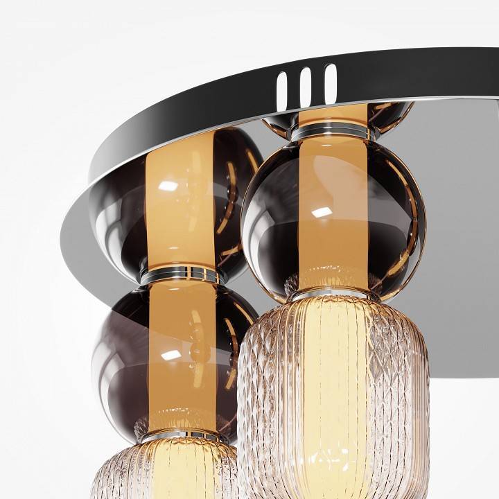 Подвесная люстра Maytoni Drop LED 60 Вт 3000K Хром MOD273CL-L60CH3K