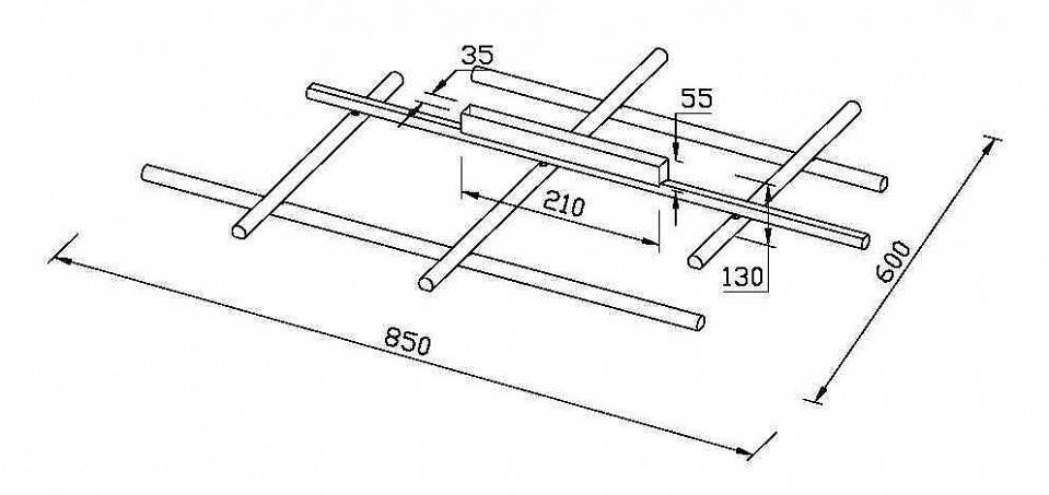 Потолочная люстра Maytoni Radiance MOD278CL-L50G3K