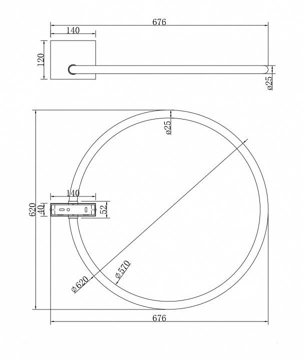 Подвесной светильник Maytoni Anillo MOD315PL-L20CH3K