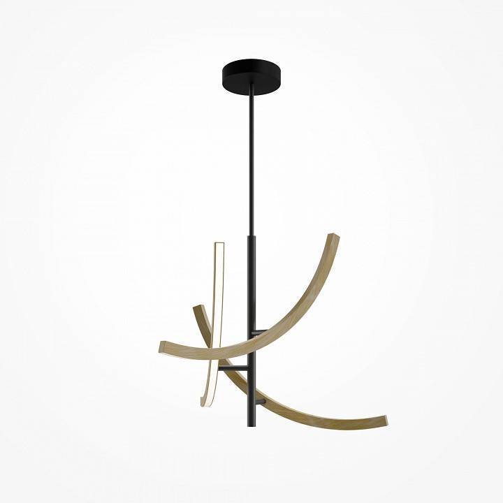 Люстра на штанге Maytoni Wabi MOD428PL-L27BK