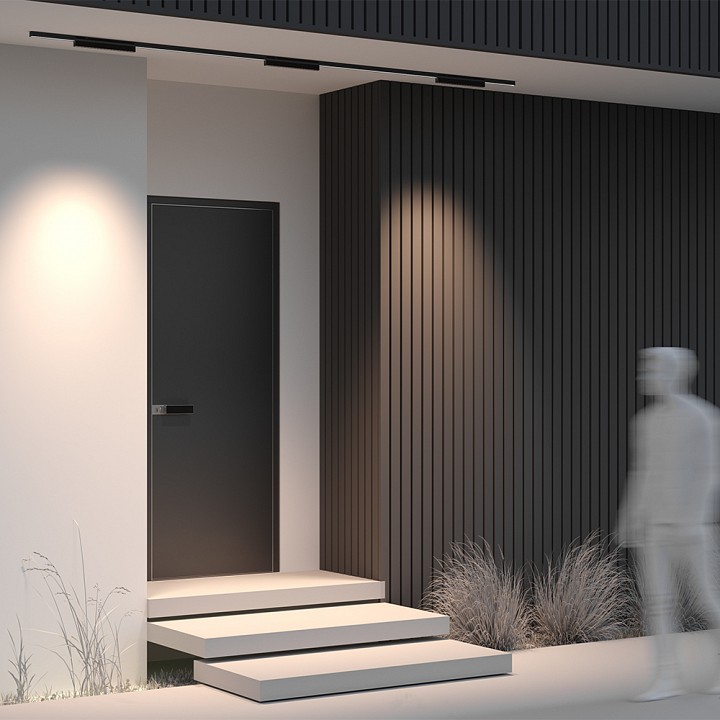 Накладной светильник Maytoni Points 18 Вт 3000K O-TR02-2-S-18WB3K