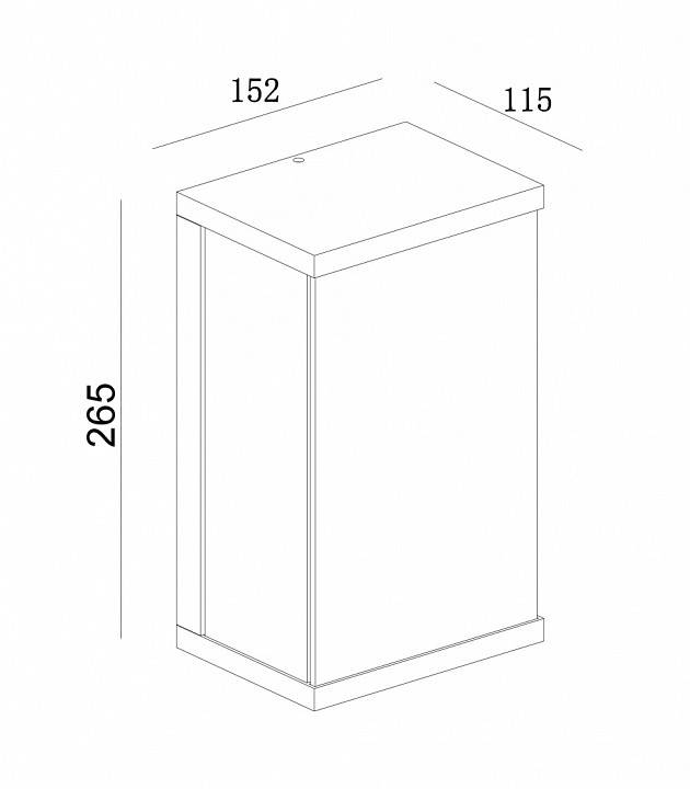 Накладной светильник Maytoni Baker Street 10 Вт O021WL-L10B4K
