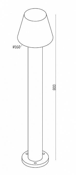 Уличный наземный светильник Maytoni Harz O421FL-L5GF
