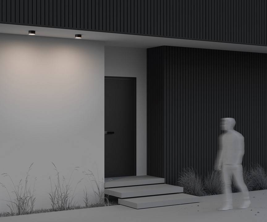 Накладной светильник Maytoni Zon IP 15 Вт 4000K черный O430CL-L15B4K