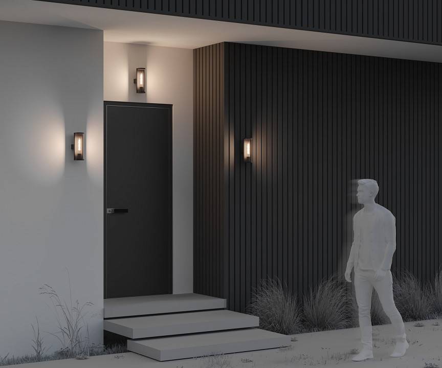 Настенный уличный светильник Maytoni Conf O451WL-01GF