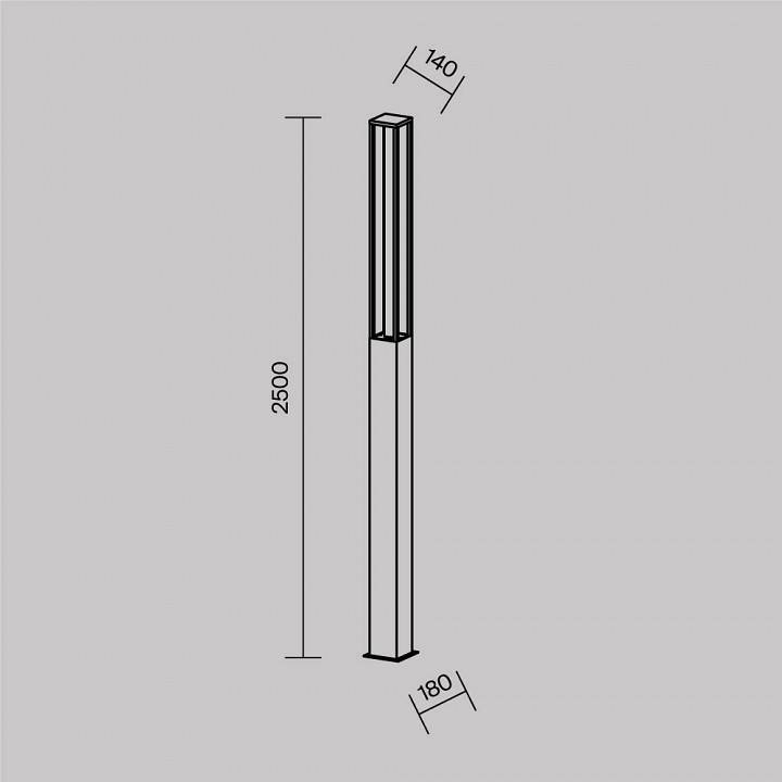 Уличный светильник Maytoni Expo O480FL-L25B3K
