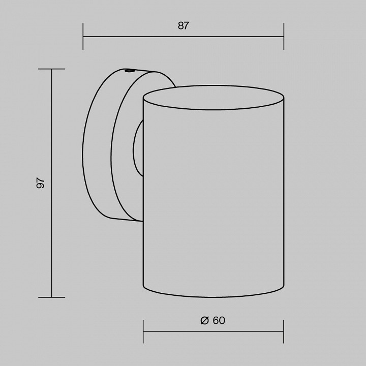 Бра Maytoni Clyde O493WL-01B