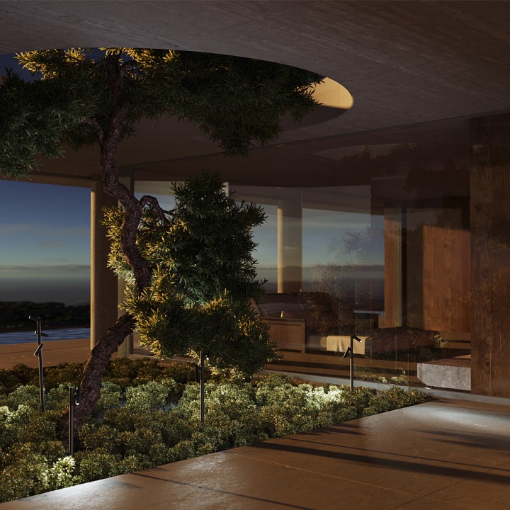 Уличный светильник Maytoni Torq LED O494FL-L30B3K