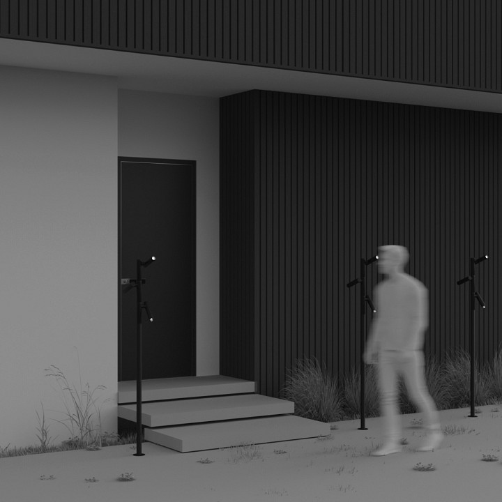 Уличный светильник Maytoni Torq LED O494FL-L30B3K