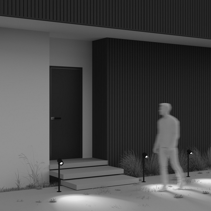 Светильник уличный наземный Maytoni Spira O497FL-L12B3K1