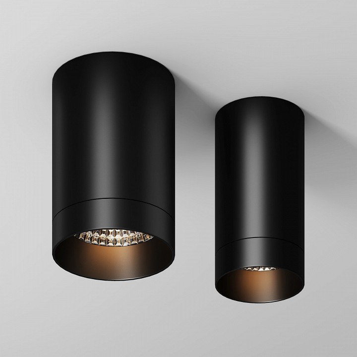 Светильник накладной Maytoni Luxe 5 Вт 3000K черный O500CL-L5B3K