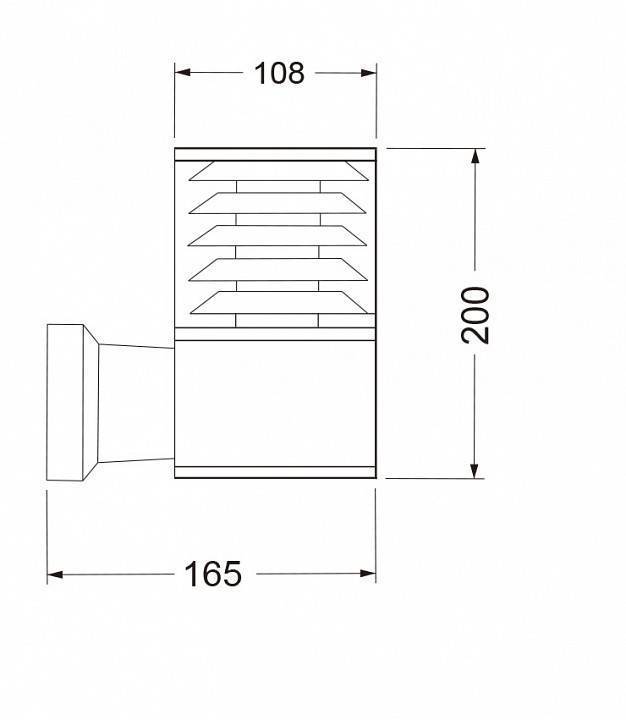 Светильник на штанге Maytoni Bronx O576WL-01B