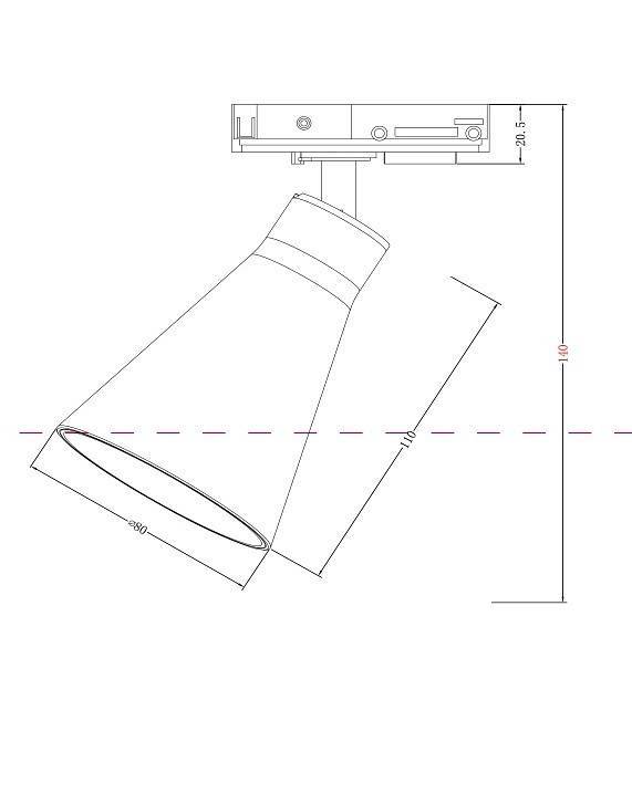 Трековый светильник Maytoni Virar GU10 TR022-1-GU10-MG