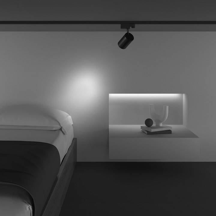 Трековый светильник Maytoni Vuoro 10 Вт 3000K TR029-3-10W3K-S-B