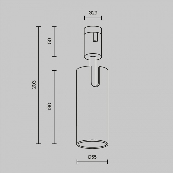 Трековый светильник Focus Led TR144-1-12W4K-W-PT
