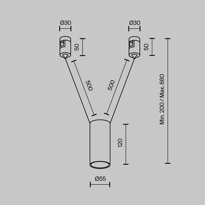 Подвесной светильник Focus Led TR157-1-12W3K-PT