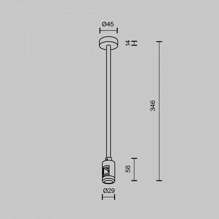 Основание на штанге Maytoni Flarity TRA158С-S1-B