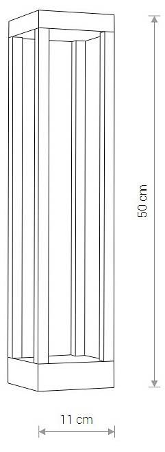 Наземный низкий светильник Nowodvorski Structure Led 8145