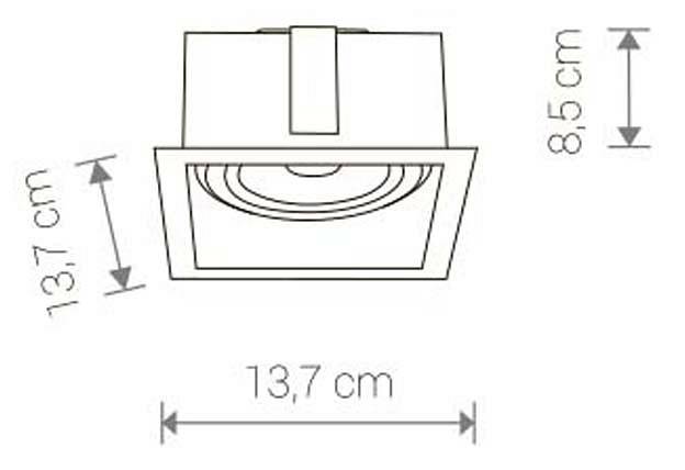 Встраиваемый светильник Nowodvorski Mod 9417