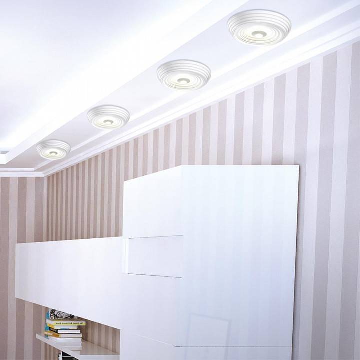 Накладной светодиодный светильник Novotech Trin 10 Вт 3000 K черный 358602