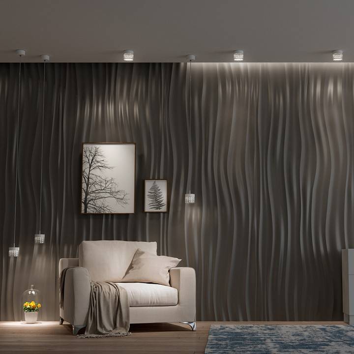 Подвесной светильник Novotech Aura 10 Вт черный/золото 358999