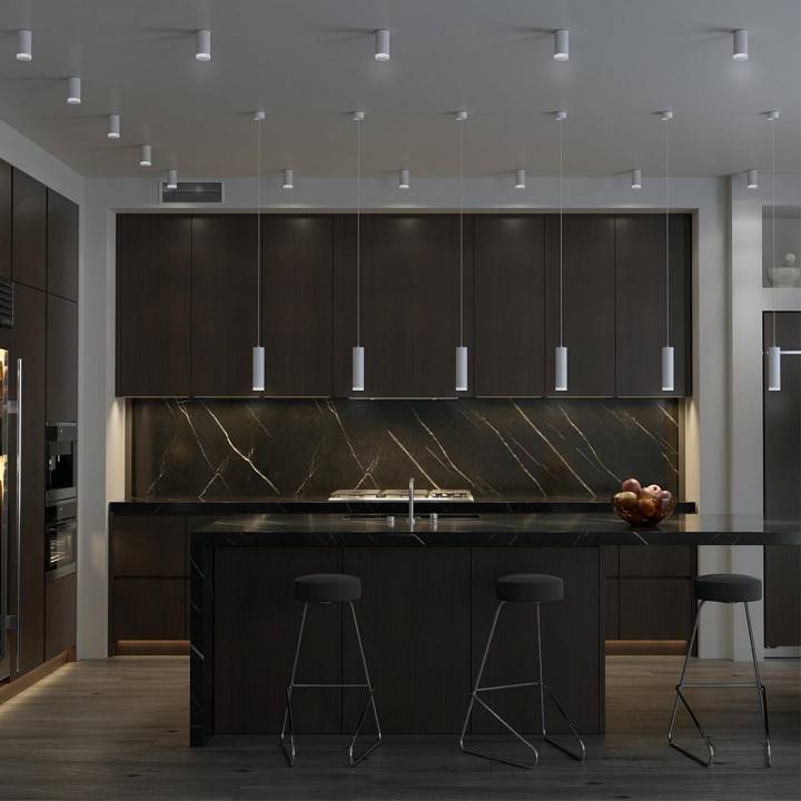 Подвесной светильник Novotech Brill 10 Вт черный/золото 370852